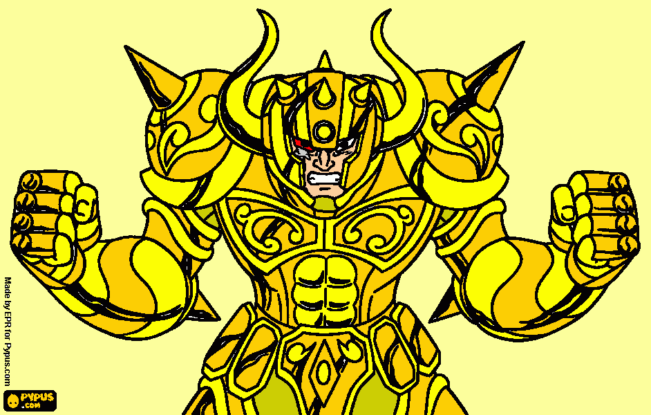 SainBlulReturns:Borghos New Cavaleiro de Touro para colorir e imprimir