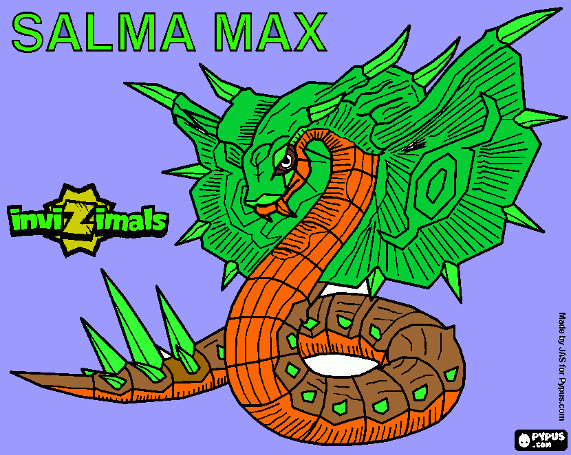 salma max para colorir e imprimir