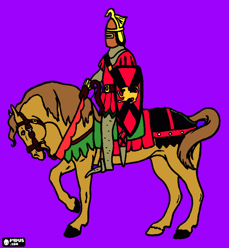 salve jorge para colorir e imprimir