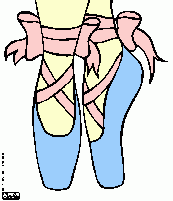 sapatilha azul para colorir e imprimir