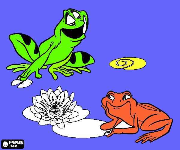 sapo peidorero para colorir e imprimir