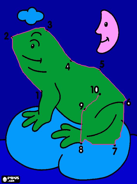 sapo para colorir e imprimir