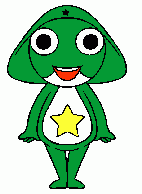 SARGENTO KERORO para colorir e imprimir
