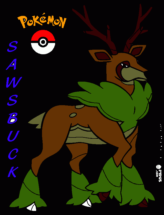 sawbuck para colorir e imprimir