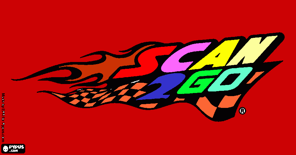 scan2go para colorir e imprimir