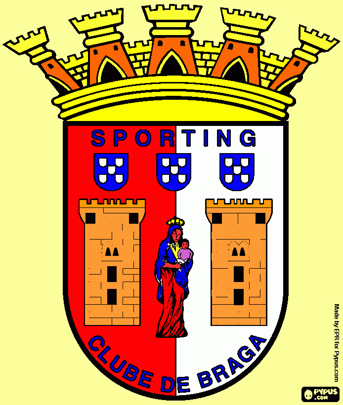 S.C.Braga para colorir e imprimir
