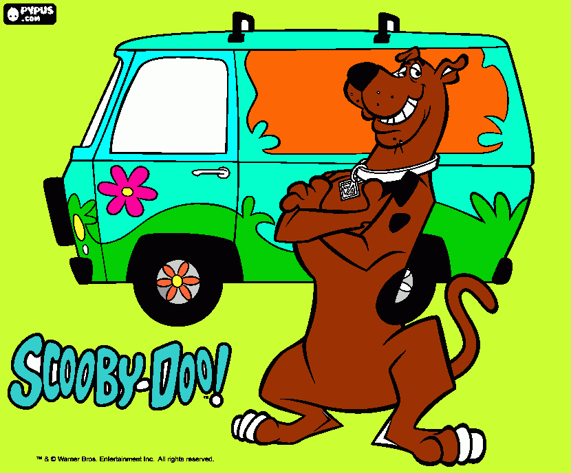 Scoob Dool para colorir e imprimir