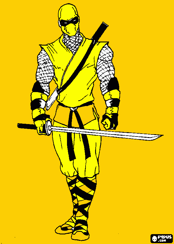 scorpion para colorir e imprimir