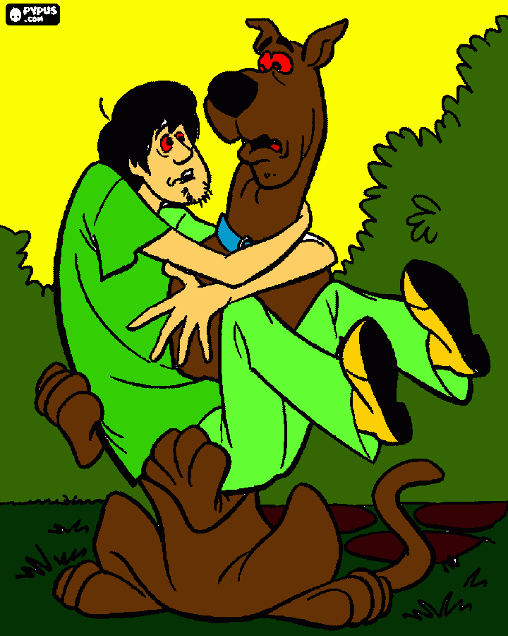 scub-dooy para colorir e imprimir