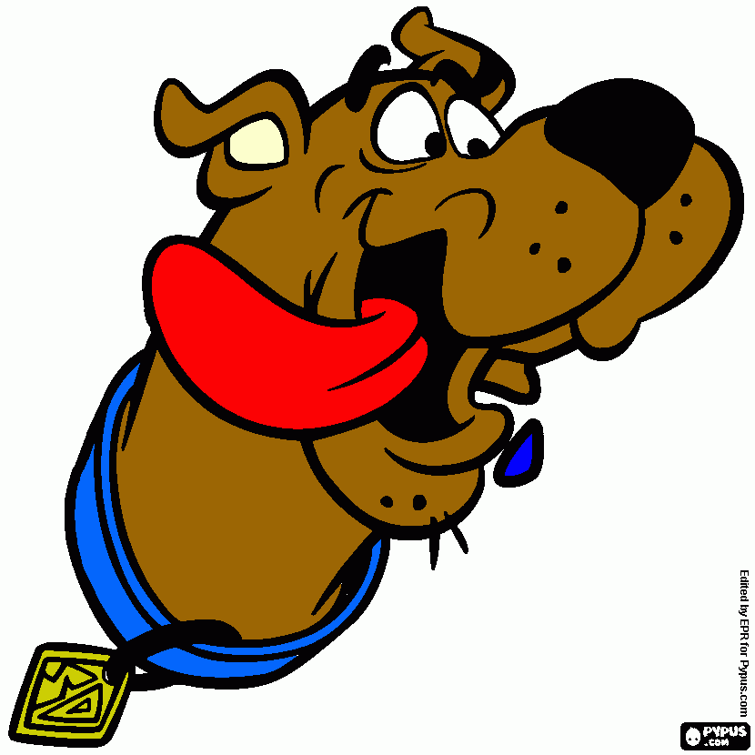 scuby doo para colorir e imprimir