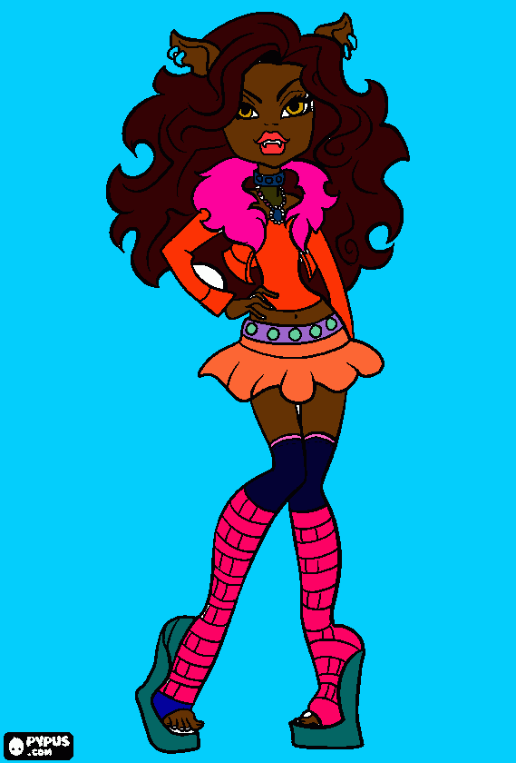 se trata de uma loba feroz para colorir e imprimir