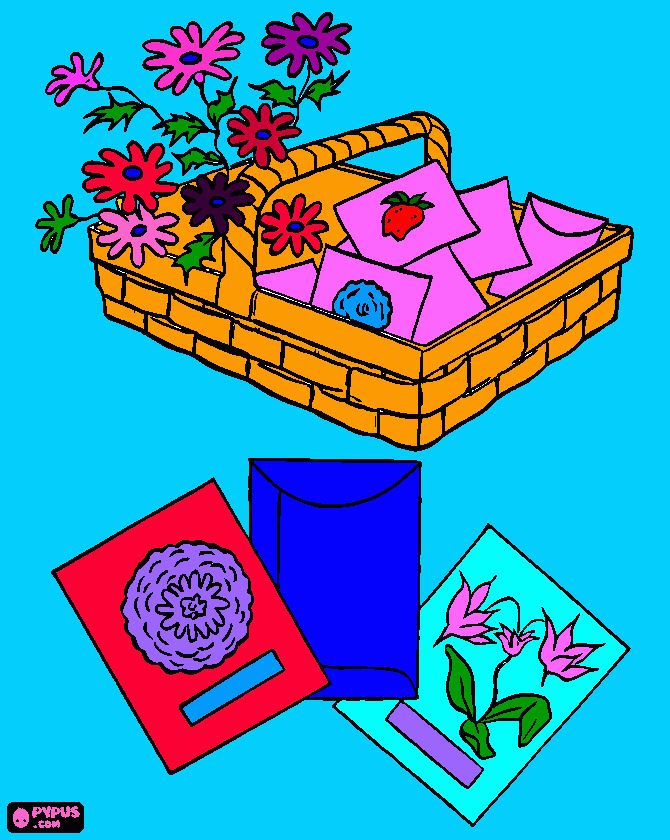 SEMENTES DE FRUTAS E MUITAS FLORES... para colorir e imprimir