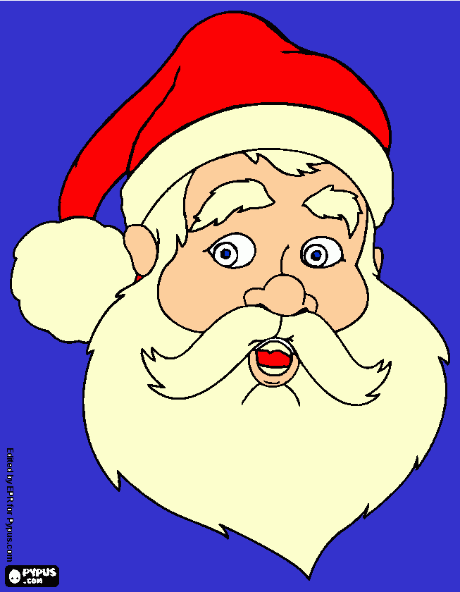 Senhor Noel para colorir e imprimir