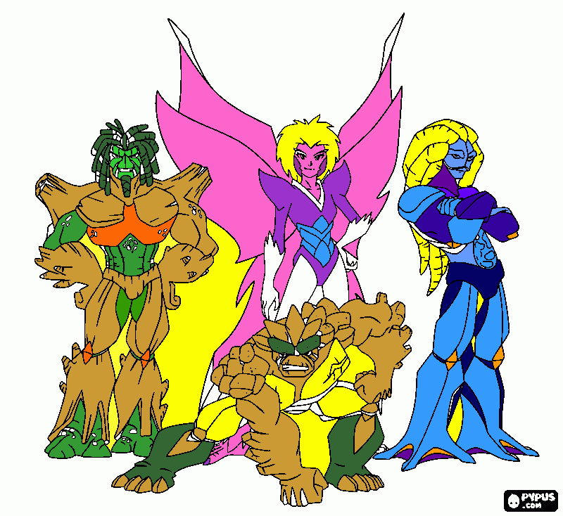 SENHORES DA NATUREZA para colorir e imprimir