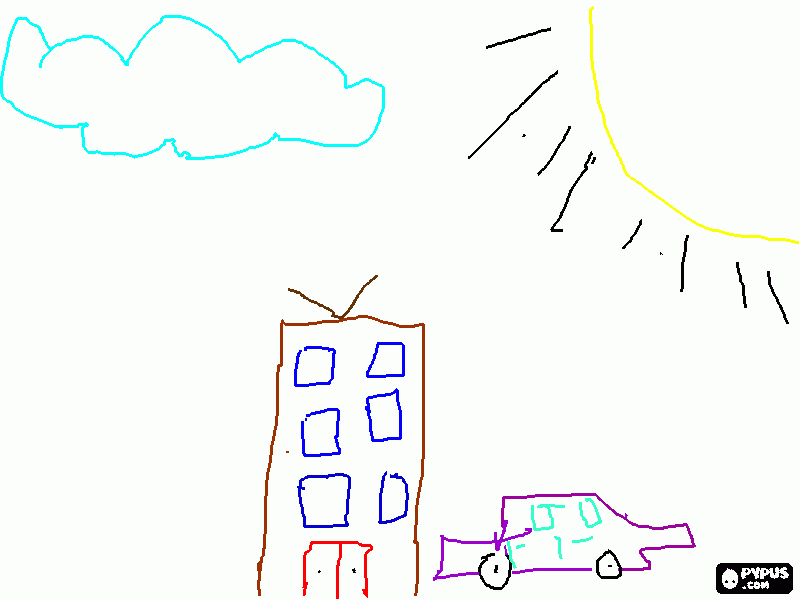 seu apartamento para colorir e imprimir