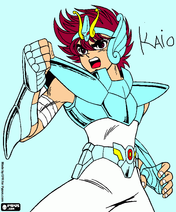 seya  pegasus oce. para colorir e imprimir