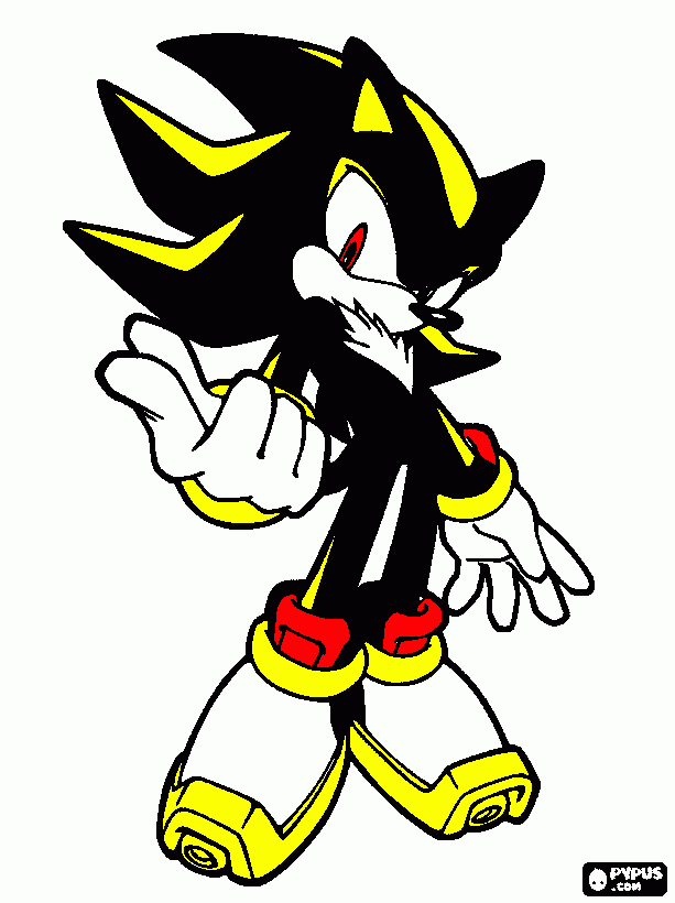 shadow android para colorir e imprimir