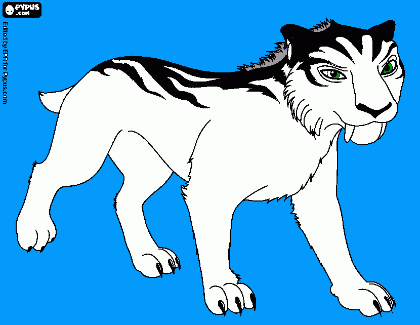 shira do a era do gelo 4 para colorir e imprimir