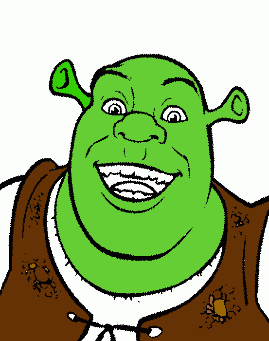 Shrek Festa dia das crianças para colorir e imprimir