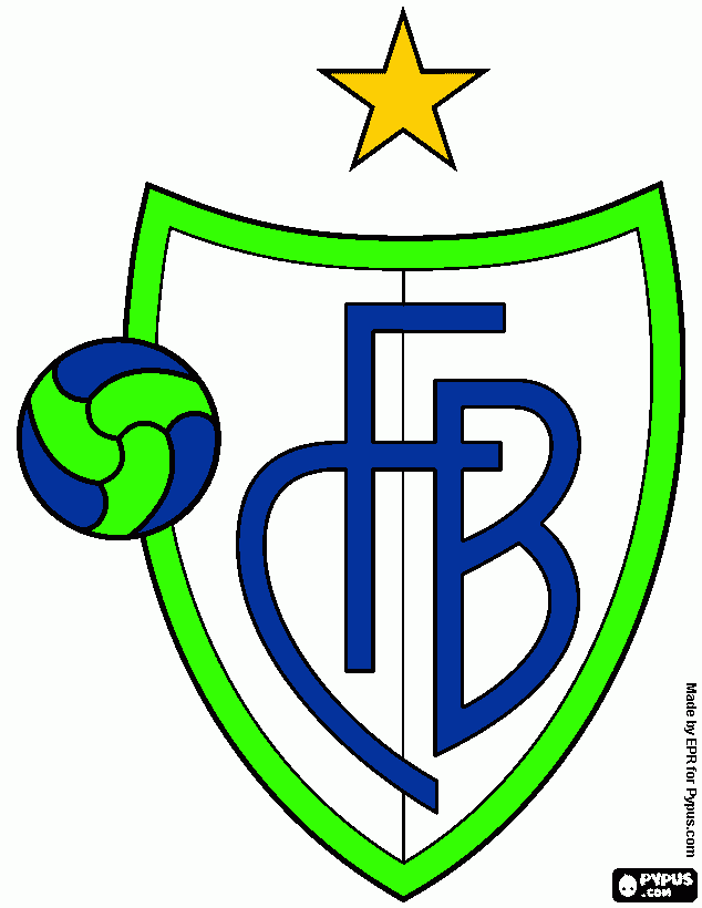 Simbolo do basiquinho para colorir e imprimir
