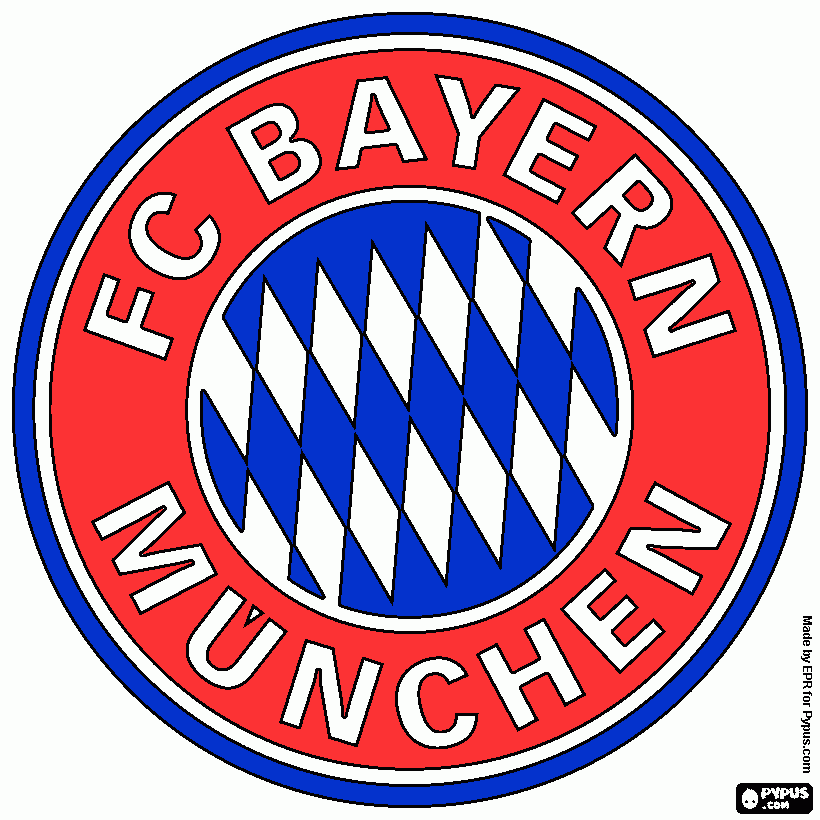 simbolo do bayern munchen para colorir e imprimir