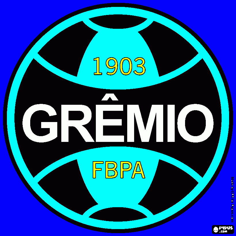 SIMBOLO DO GREMIO para colorir e imprimir