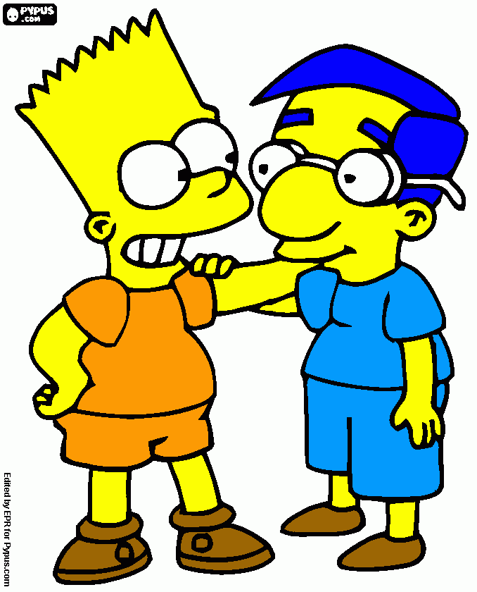 simpsons para colorir e imprimir