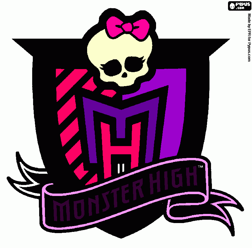 sinbulo monster high para colorir e imprimir