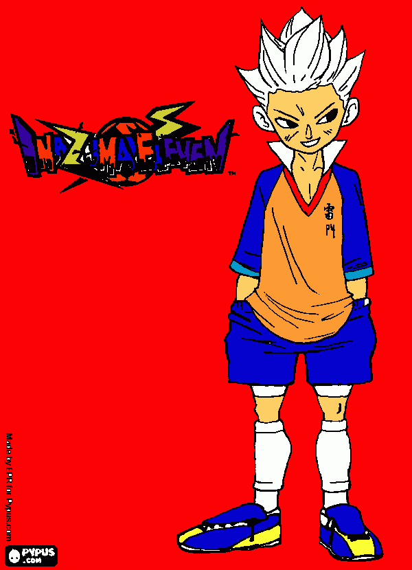 sinplesmente inazuma para colorir e imprimir