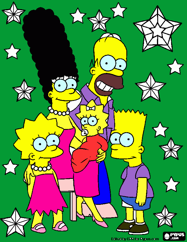 sipson para colorir e imprimir