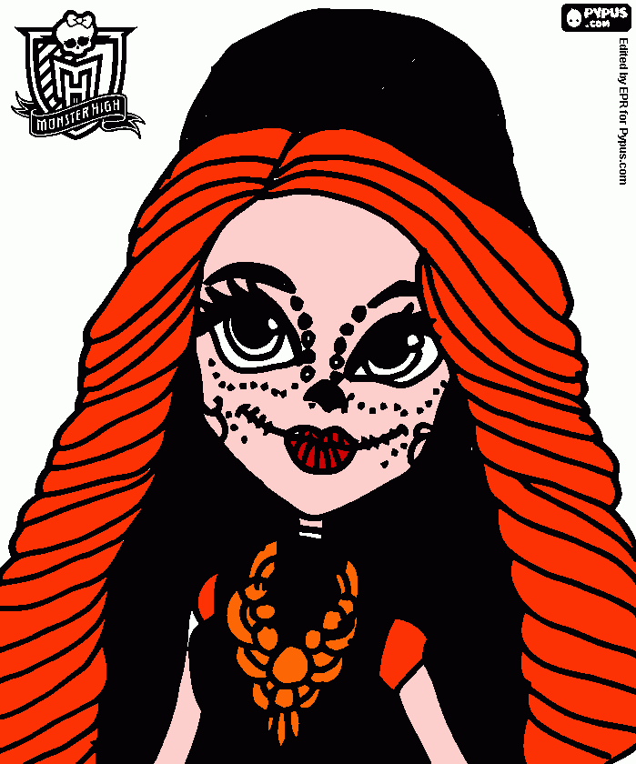 skELITA para colorir e imprimir