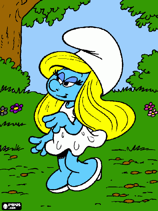 smarfet para colorir e imprimir