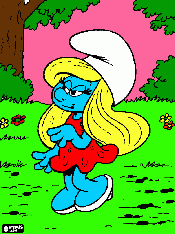 smorfette para colorir e imprimir