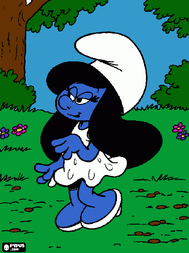 smurfets para colorir e imprimir