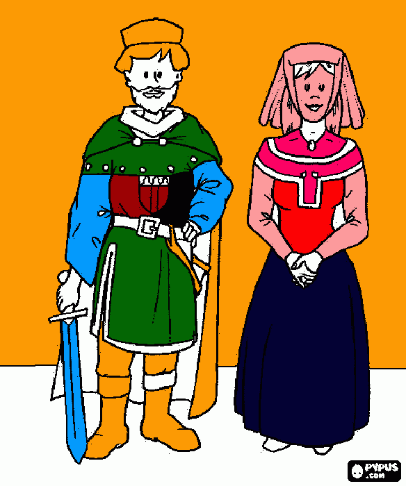 sobre o feudalismo para colorir e imprimir