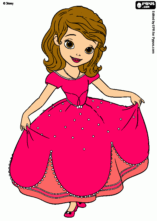 sofhia ok para colorir e imprimir