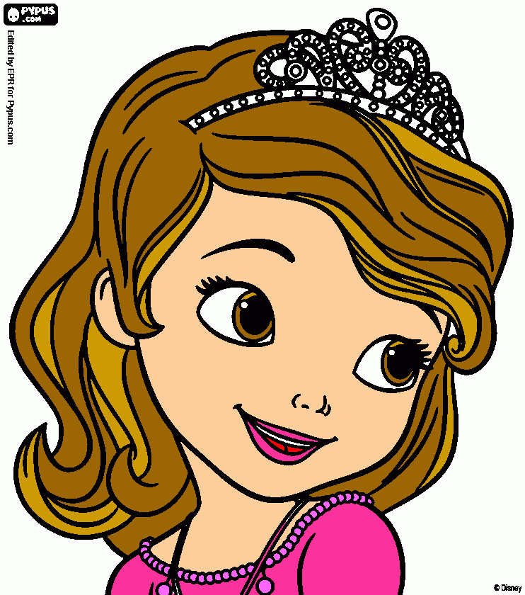 sofhia para colorir e imprimir