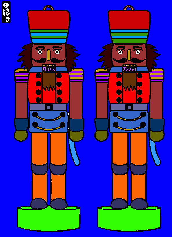 Soldados de Natal para colorir e imprimir