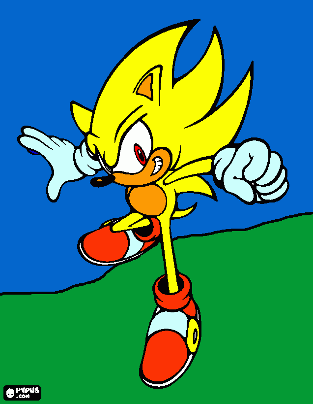 Sonic de Frauda para colorir e imprimir