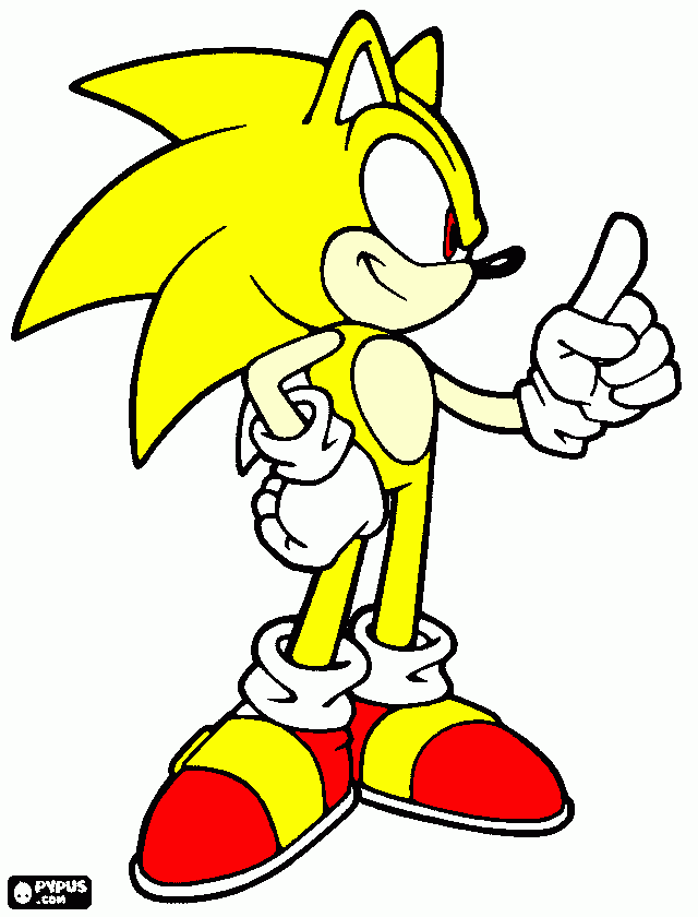 SONIC JOÃO FEZ  para colorir e imprimir