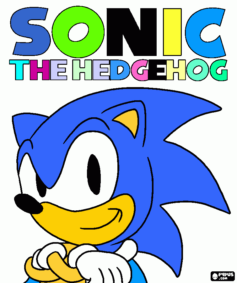 SONIC JOÃO VITOR para colorir e imprimir