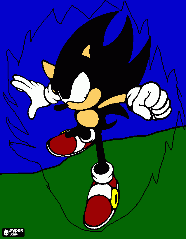 sonic transformações para colorir e imprimir