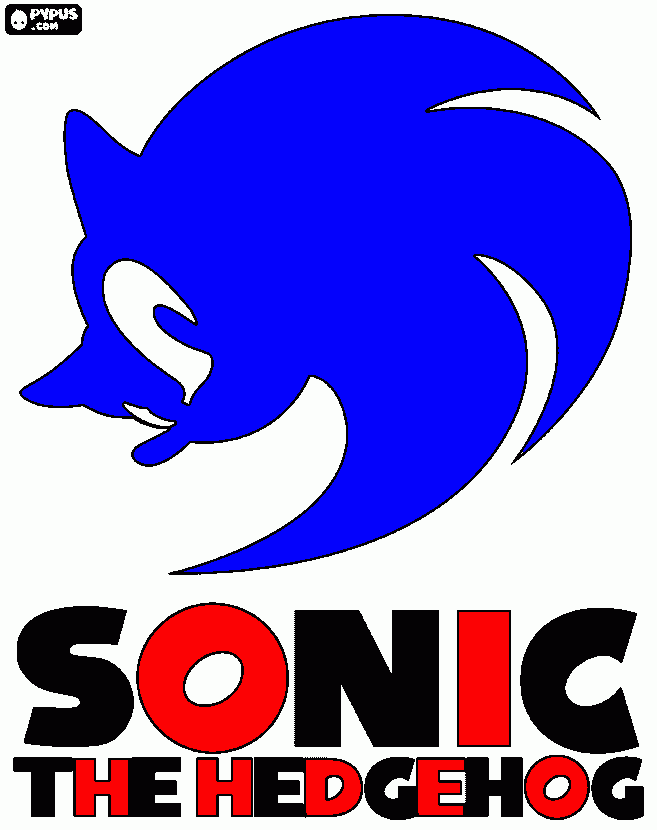 Sonic X para colorir e imprimir