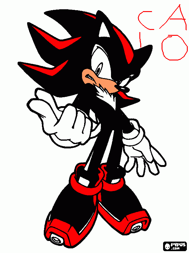 sonic para colorir e imprimir