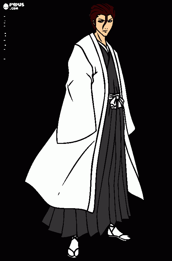 Sousuke Aizen para colorir e imprimir