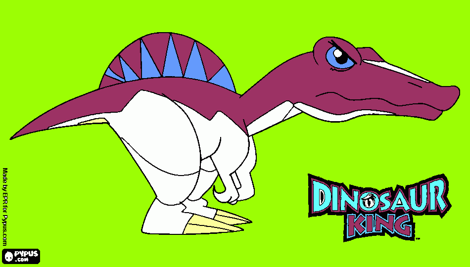 spinossauro  para colorir e imprimir