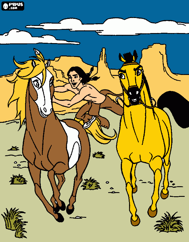 spirit 1 para colorir e imprimir