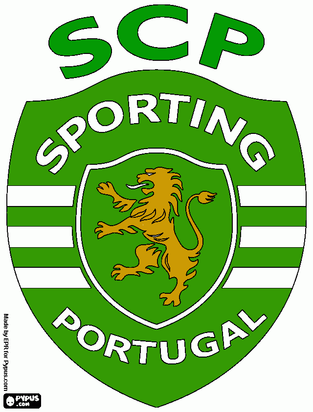 SPORTING CP para colorir e imprimir