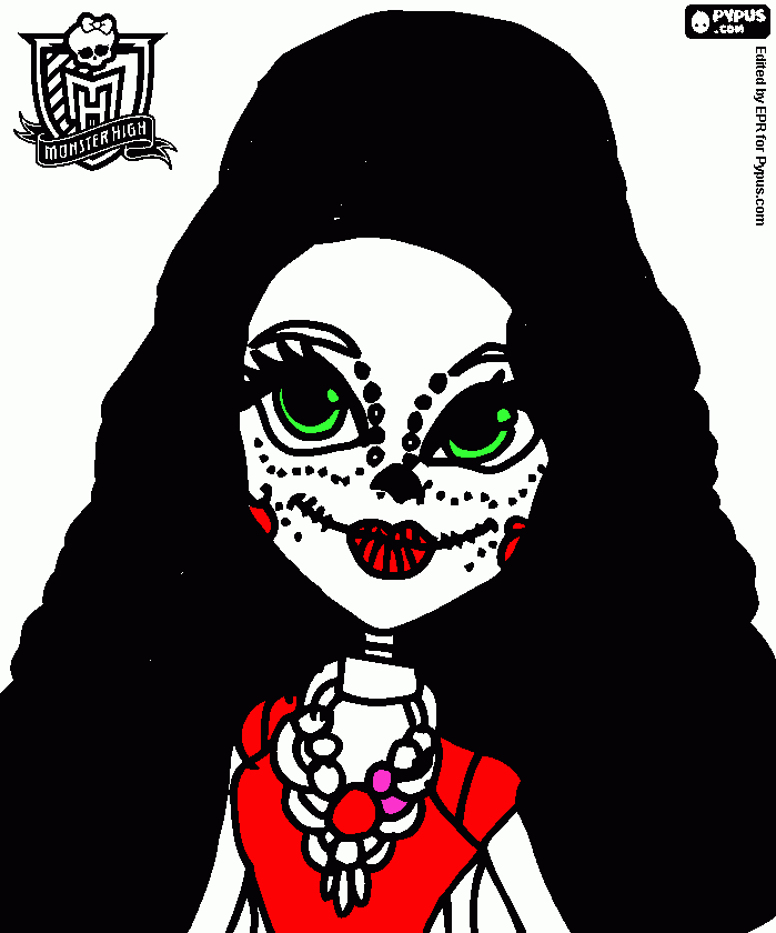 squelita mosten high para colorir e imprimir