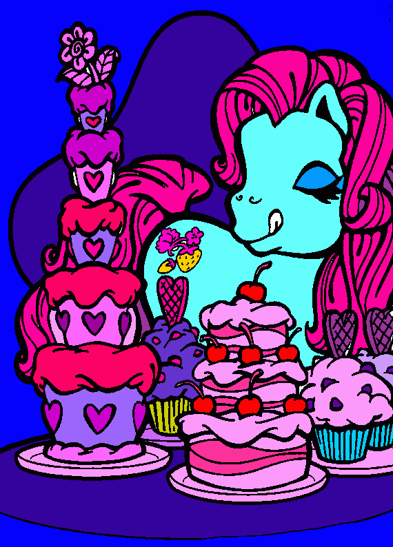 sr. cake keyck my little pony para colorir e imprimir